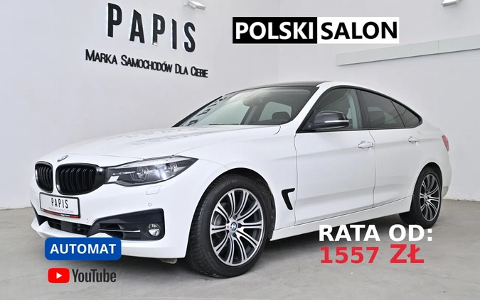 bmw BMW 3GT cena 94800 przebieg: 138500, rok produkcji 2019 z Poznań
